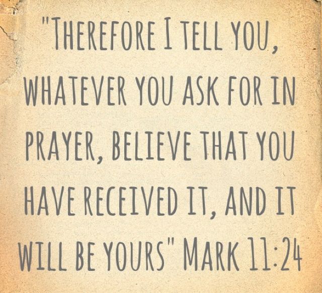 Mark 11:24 quote